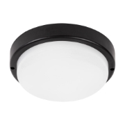 Imagine Corp BAT LED Rotund mic Negru IP65 18W 6400K Dispersor Opal - NOVELITE