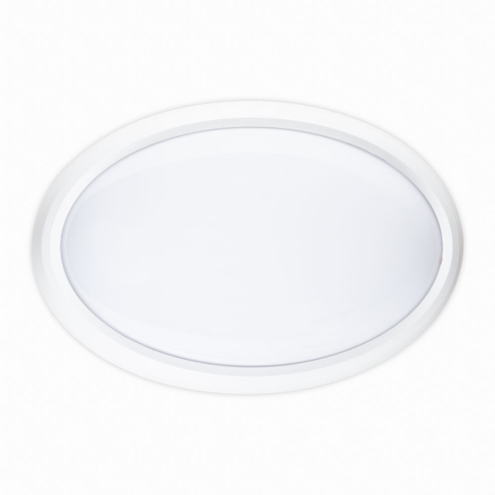 Imagine Corp BAT LED Oval Alb IP65 12W 6400K Dispersor Opal - NOVELITE