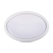 Imagine Corp BAT LED Oval Alb IP65 12W 3000K Dispersor Opal - NOVELITE
