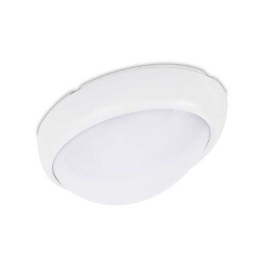 Imagine Corp BAT LED Oval Alb IP65 12W 3000K Dispersor Opal - NOVELITE