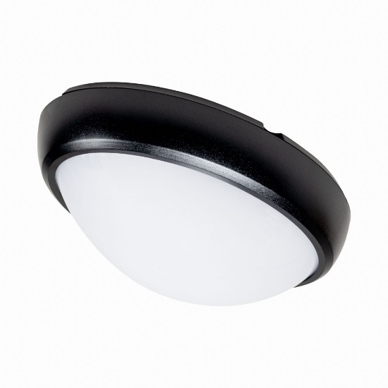 Imagine Corp BAT LED Oval Negru IP65 12W 6400K Dispersor Opal - NOVELITE