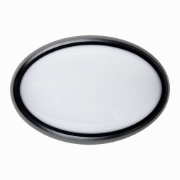 Imagine Corp BAT LED Oval Negru IP65 12W 6400K Dispersor Opal - NOVELITE