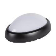 Imagine Corp BAT LED Oval Negru IP65 12W 3000K Dispersor Opal - NOVELITE