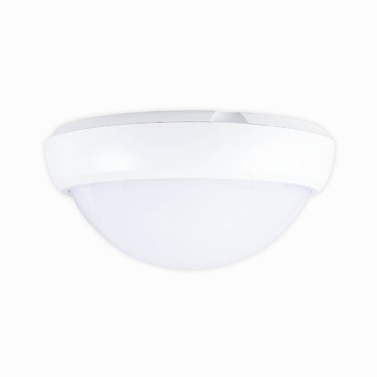 Imagine Corp BAT LED Rotund mare Alb IP65 12W 6400K Dispersor Opal - NOVELITE