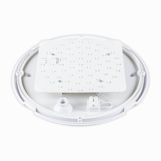 Imagine Corp BAT LED Rotund mare Alb IP65 12W 6400K Dispersor Opal - NOVELITE