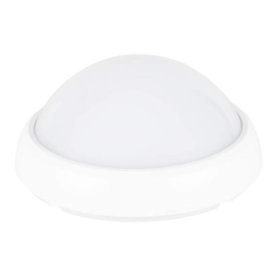 Imagine Corp BAT LED Rotund mare Alb IP65 12W 3000K Dispersor Opal  - NOVELITE