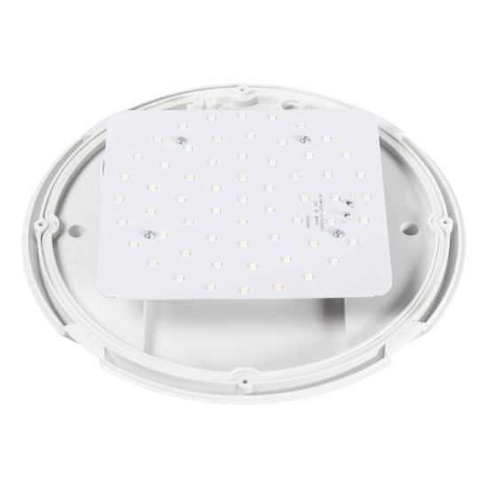 Imagine Corp BAT LED Rotund mare Alb IP65 12W 3000K Dispersor Opal  - NOVELITE