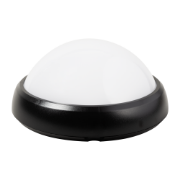Imagine Corp BAT LED Rotund mare Negru IP65 12W 6400K Dispersor Opal - NOVELITE