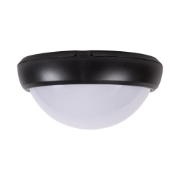 Imagine Corp BAT LED Rotund mare Negru IP65 12W 3000K Dispersor Opal  - NOVELITE