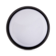 Imagine Corp BAT LED Rotund mare Negru IP65 12W 3000K Dispersor Opal  - NOVELITE