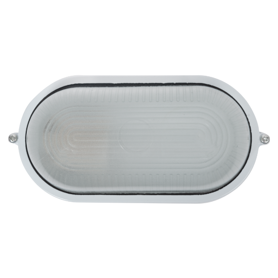 Imagine Corp BAT E27 Oval Alb IP54 Dispersor Opal Sticla - NOVELITE