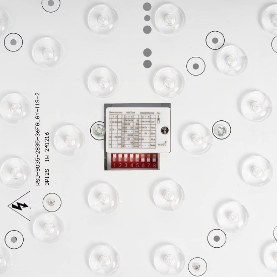 Imagine Plafoniera LED IP65 cu Senzor Miscare si KIT Emergenta 3H 18W 4000K IK10 - SOLENTIS