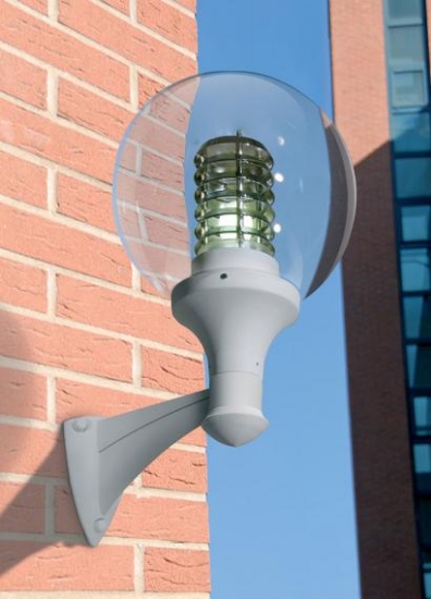 Imagine Corp Pietonal 1xE27 Modern Gri GLOBE 400 CLAR fara sursa - FUMAGALLI