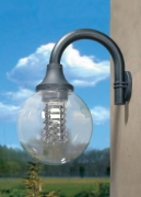 Imagine Corp Pietonal 1xE27 Modern Gri GLOBE 400 OPAL fara sursa - FUMAGALLI