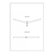 Imagine Brat Dublu Drept 180° 0.5m Pentru Stalp - SOLENTIS