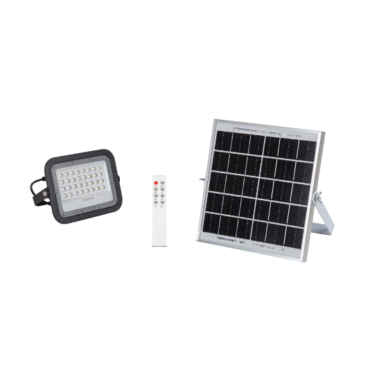 Imagine Proiector Solar LED Negru V2 50W 6500K IP65 - NOVELITE