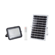Imagine Proiector Solar LED Negru V2 100W 6500K IP65 - NOVELITE
