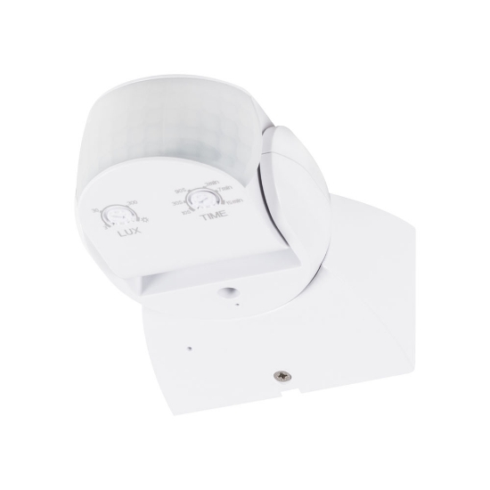 Imagine Senzor Miscare PT Alb 180° 1200W 2-12m IP65 - NOVELITE