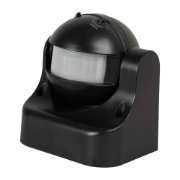 Imagine Senzor Miscare PT Negru JQ30 180° 1200W 2-12m IP44 - NOVELITE