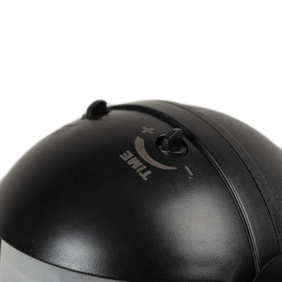 Imagine Senzor Miscare PT Negru JQ30 180° 1200W 2-12m IP44 - NOVELITE