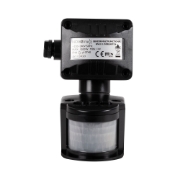 Imagine Senzor Miscare PT Negru JQ35 180° 1200W 2-12m IP44 - NOVELITE