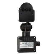 Imagine Senzor Miscare PT Negru JQ35 180° 1200W 2-12m IP44 - NOVELITE