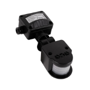Imagine Senzor Miscare PT Negru JQ35 180° 1200W 2-12m IP44 - NOVELITE