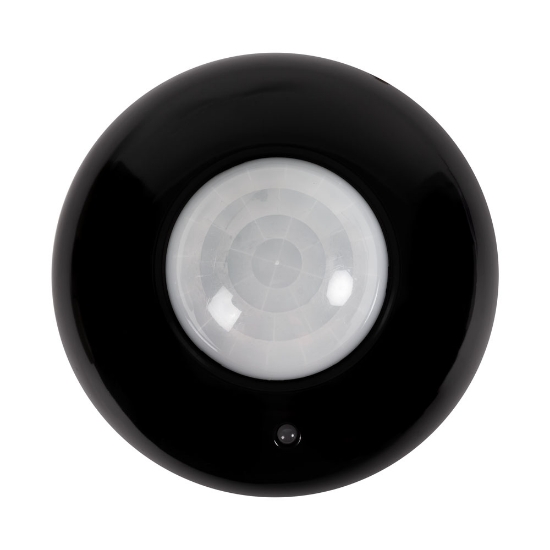 Imagine Senzor Miscare PT Negru JQ37 360° 1200W 2-12m IP20 - NOVELITE