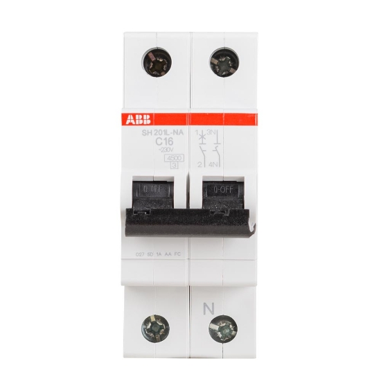 Imagine Intrerupator Automat 16A 1P+N C 4.5Ka SH201-L-NA