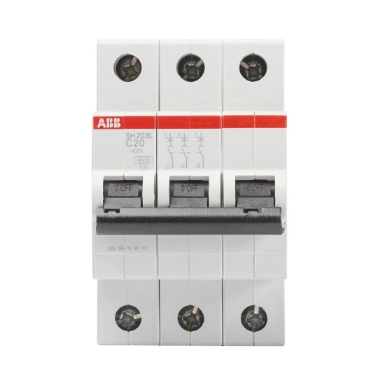 Imagine Intrerupator Automat 20A 3P C 4.5Ka SH203-L