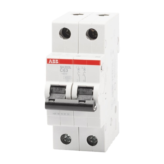 Imagine Intrerupator Automat 63A 2P C 4.5Ka SH202-L