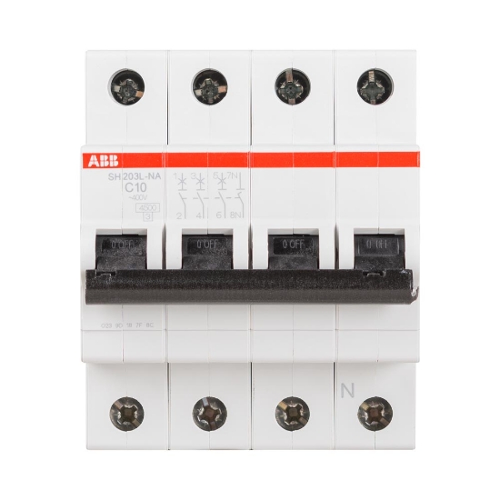 Imagine Intrerupator Automat 10A 3P+N 4.5Ka