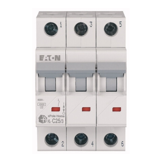 Imagine Intrerupator Automat Xpole Home 25A 3P C 4.5kA HL-C25/3