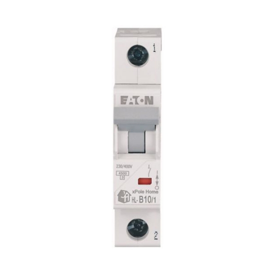 Imagine Întrerupător automat 1P 10A curba B 4.5kA xPole Home – EATON | HL-B10/1