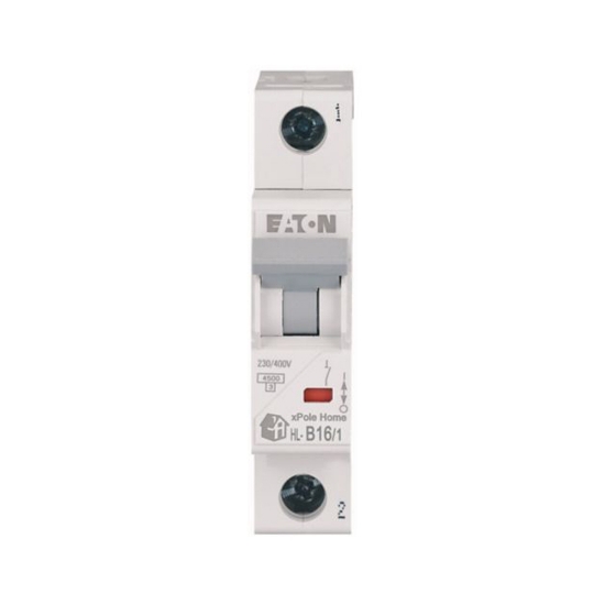 Imagine Întrerupător automat 1P 16A curba B 4.5kA xPole Home – EATON | HL-B16/1