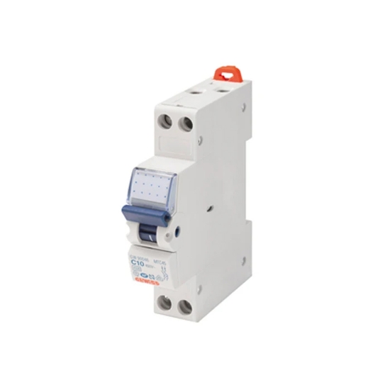 Imagine Întrerupător automat 1P+N 6A curba C 4.5kA – GEWISS | GW90025