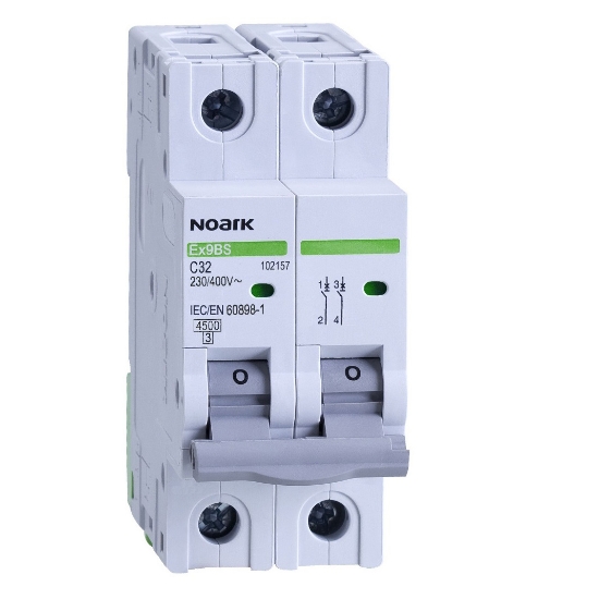 Imagine Mini-întreruptoare automate Ex9BS 2P C40, 102158, Noark