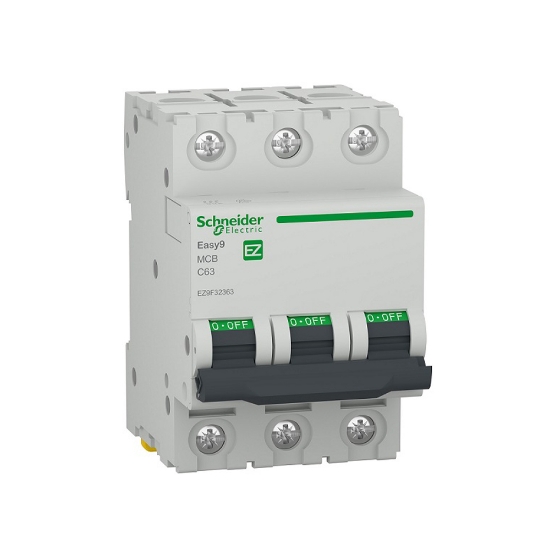 Imagine Întrerupător automat 3P 63A curba C 4.5kA – SCHNEIDER | EZ9F32363