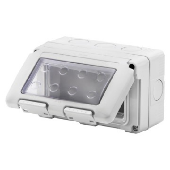 Imagine Doză 4 module PT IP55 – GEWISS | GW27044