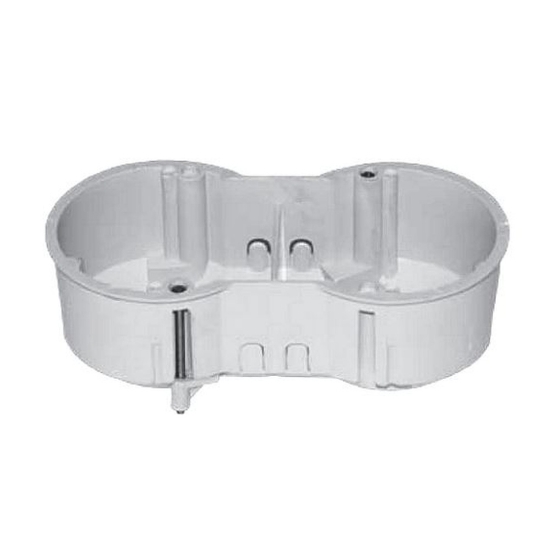 Imagine Doză aparat gips carton dublă 70x145mm – MONIROM