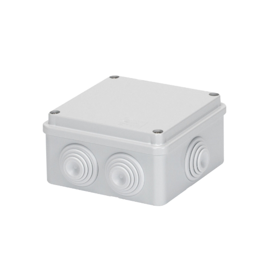 Imagine Doză derivație gri PT 100x100x50mm IP55 – GEWISS | GW44004