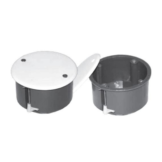 Imagine Doză legătură gips carton cu capac Ø65mm gc02 – MONIROM