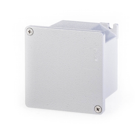 Imagine Doză aluminiu gri 100x100x56mm IP66/IP67 – SCAME