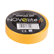 Imagine Bandă izolatoare IGN PVC 20m galben – NOVELITE