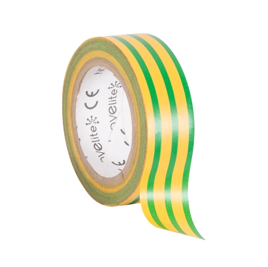 Imagine Bandă izolatoare IGN PVC 20m verde-galben – NOVELITE
