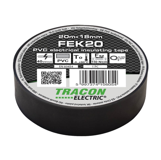 Imagine Bandă izolatoare 20mx18mm – TRACON | FEK20