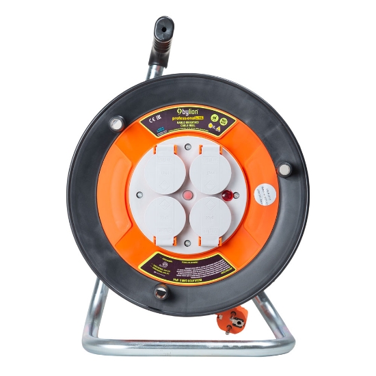 Imagine Derulator cablu 4 prize 3x1,5mm² 35m IP44 – BYLION