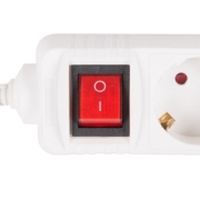 Imagine Prelungitor 3 prize cu întrerupător 3x1,5mm² 1,5m – HOMELIGHT