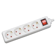 Imagine Prelungitor 4 prize cu întrerupător 3x1mm² 1,5m – INLET
