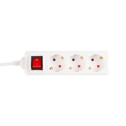 Imagine Prelungitor 3 prize cu întrerupător 3x1mm² 3m – INLET